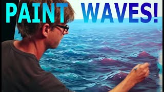 How To Paint Waves  Lesson 1  Shape [upl. by Ainos10]