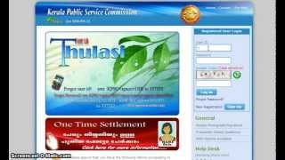 How to download Hall Ticket from Kerala PSC Website [upl. by Halyahs83]