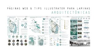 TIPS PARA HACER LÁMINAS ARQUITECTÓNICAS EN ILLUSTRATOR [upl. by Anitsej]