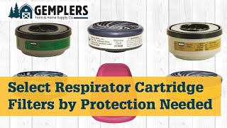 Selecting the Right Reusable Respirator Cartridge Filter [upl. by Aid775]