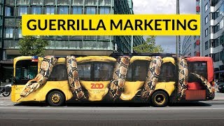 Guerilla Marketing  Unconventional Marketing Strategy  Needs Lot Of Creativity [upl. by Rydder154]