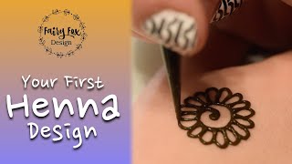 Your First HENNA  Tutorial for Beginners [upl. by Ecirrehs]