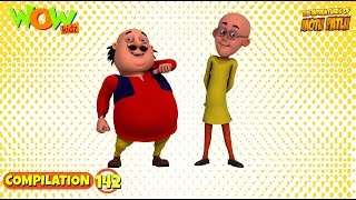 Motu Patlu  Non stop 3 episodes  3D Animation for kids  142 [upl. by Chemesh605]