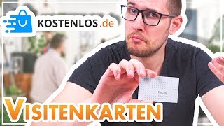 TEST 📦 KOSTENLOS 250 Visitenkarten bestellen [upl. by Croteau]