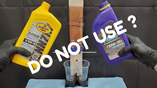 Pennzoil Platinum Engine oil VS Royal purple HPS Full synthetic [upl. by Sorkin]