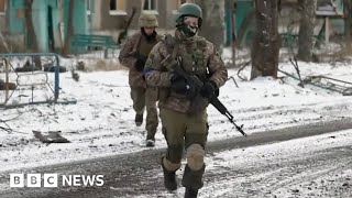 Ukraine frontline fighting Russian forces attack Vuhledar  BBC News [upl. by Eido]