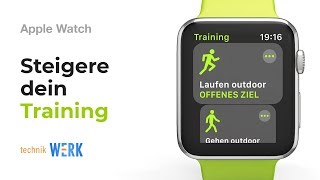 watchOS Tutorial 8 Training mit der Apple Watch und Einstellungen [upl. by Noivad]