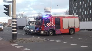 P1 Brandweer Rijopleiding Krijgt aanrijding tijdens spoedrit in Groningen [upl. by Zora]