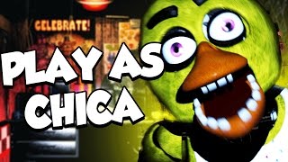 PLAY AS ALL VERSIONS OF CHICA  FNAF Chica Simulator Five Nights at Freddys [upl. by Eelidnarb]