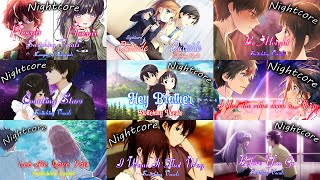 Nightcore ↬ 30 Minutes Switching Vocals 2「 Switching Vocals  Lyrics  NV  1k Special 」 [upl. by Sulienroc]