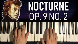 Chopin  Nocturne Op9 No2 Piano Tutorial Lesson [upl. by Ailem]