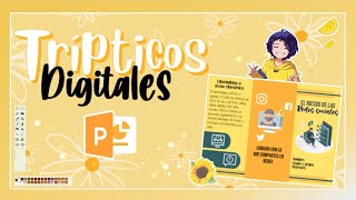 COMO HACER TRÍPTICOS BONITOS DIGITALES FÁCILMENTE 2🌻 [upl. by Yrolg713]