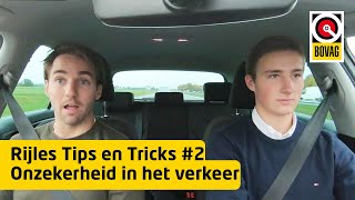 Onzekerheid in het verkeer  Rijles Tips en Tricks  BOVAG [upl. by Ahseka]