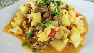 Receta Peruana De Coliflor Guisada – Comida Saludable [upl. by Llibyc]