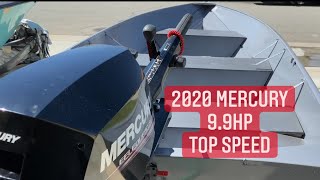 2020 99 Mercury 4 Stroke Top Speed amp Review [upl. by Mok639]