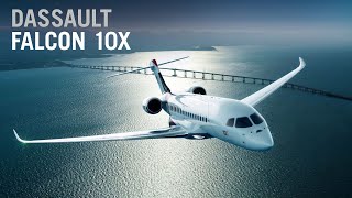 A First Look at Dassault’s Falcon 10X UltraLongRange Private Jet – AIN [upl. by Anual963]