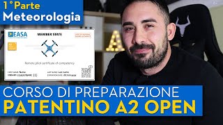 PATENTINO DRONI A2 OPEN  CORSO PER SUPERARE LESAME  Parte 1 [upl. by Anovahs]