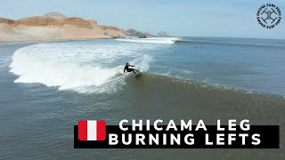 LONGEST LEFT WAVE IN THE WORLD  CHICAMA PERÚ [upl. by Candyce]