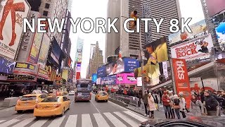 New York City 8K  VR 360 Drive [upl. by Eirene]