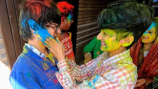 Holi 2020 😍 Vlog  Sourav Joshi [upl. by Erastatus]