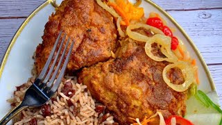 Easy Fried Chicken RecipeJamaican StyleTHE RAINA’S KITCHEN [upl. by Saddler]