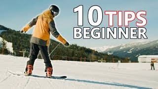 10 Beginner Snowboard Tips  First Day [upl. by Joan]