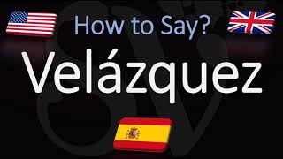 How to Pronounce Velázquez CORRECTLY Spanish amp English Pronunciation [upl. by Mungovan]