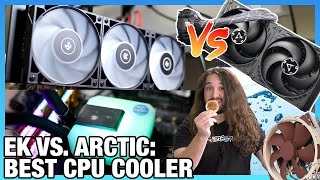 EK AIO 360 amp 240 DRGB Cooler Review vs Arctic Liquid Freezer Noctua amp More [upl. by Hanauq]