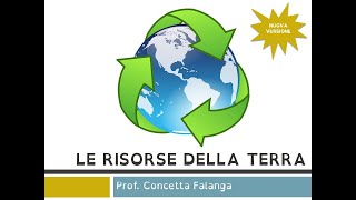 Le risorse della terra  Nuova versione [upl. by Noivax]