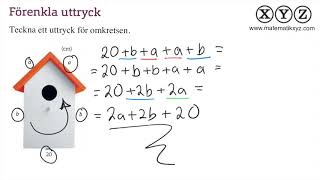 Y 41 Algebraiska uttryck [upl. by Damalus953]