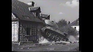 Tank T 34  část 1  překonávání protitankových překážek [upl. by Neiv267]