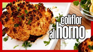 😋 Cómo Hacer COLIFLOR al HORNO ► Receta de COLIFLOR ASADA [upl. by Aneer976]