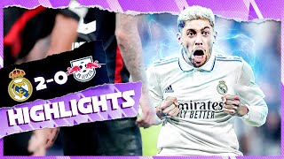 Real Madrid 20 RB Leipzig  Highlights  Champions League [upl. by Max218]