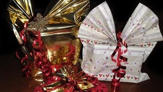 Pacchetti regalo originali Come impacchettare regali  Gift Wrapping DIY [upl. by Judus907]