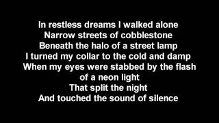 The Sound of Silence LYRICS VERSION The Sound of Silence 1964 [upl. by Nnyloj]