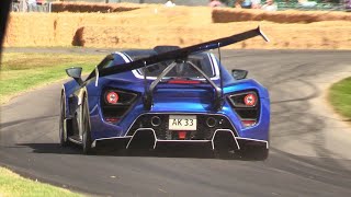 1200HP Zenvo TSRS in Action Active Rear Spoiler Accelerations amp BRUTAL SOUNDS [upl. by Dragoon]