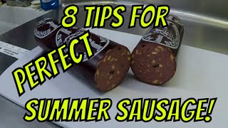 8 tips for PERFECT Summer Sausage [upl. by Stockwell82]