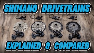 Shimano Drivetrain Comparison  XTR vs XT vs SLX vs Deore [upl. by Head]