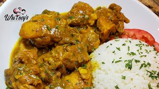 The Best amp Easiest Jamaican Curry Chicken Recipe  Whitneys Kitchen Jamaica [upl. by Irme]