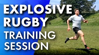 Explosive Rugby Speed amp Agility Training  Axe Rugby [upl. by Terrene]