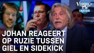 Johan reageert op ruzie tussen Giel Beelen en sidekick  VERONICA INSIDE [upl. by Eilsehc]