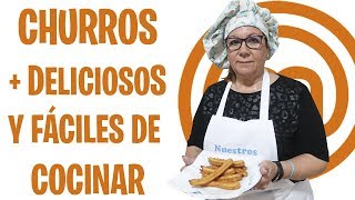 LA RECETA DE CHURROS DEFINITIVA  fácil  Porras caseras [upl. by Jump]