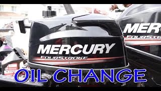 OIL CHANGE on 6HP Mercury Outboard [upl. by Henrietta425]