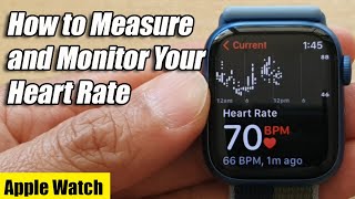 Apple Watch 7 How to Measure and Monitor Your Heart Rate  WatchOS 8 [upl. by Jimmy]