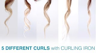 5 SUPER EASY TO CURL YOUR HAIR [upl. by Lizned330]