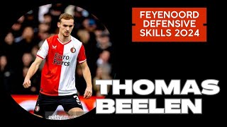 Thomas Beelen The smart wall  Feyenoord 2024 ⚪️🔴⚫️ [upl. by Emery537]