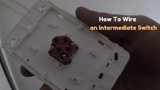 How To Wire an Intermediate Switch 3way Switch [upl. by Lindon]