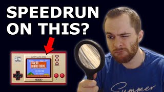 Speedrunning Super Mario Bros on a 2 INCH Screen [upl. by Cooley]