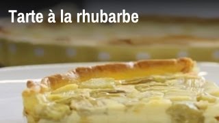 Recette de la tarte à la rhubarbe [upl. by Rede757]