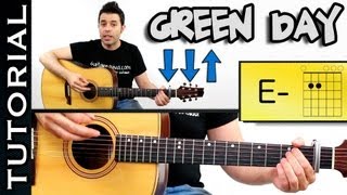 Boulevard of Broken Dreams GREEN DAY GUITARRA TUTORIAL Acordes GREEN DAY Como tocar [upl. by Llednov]